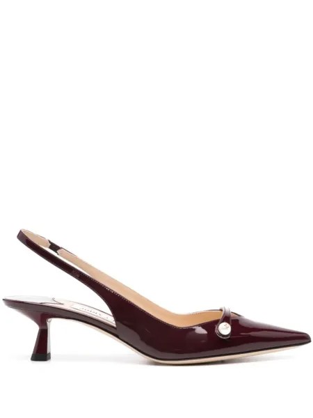 Jimmy Choo туфли Amita 45 мм, коричневый