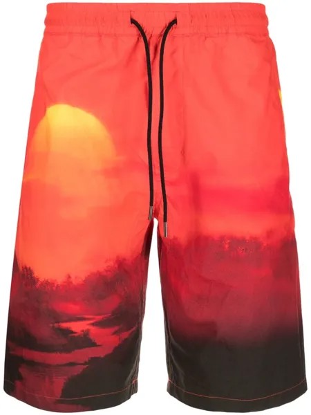 Спортивные шорты с кулиской Maharishi, красный