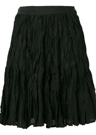 Kenzo Pre-Owned юбка с жатым эффектом