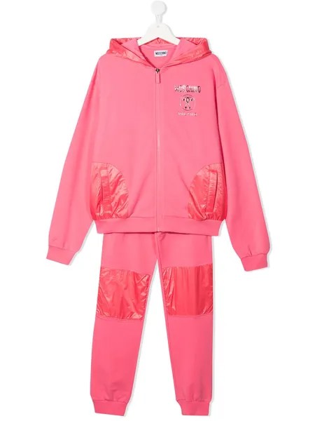 Moschino Kids спортивный костюм с логотипом