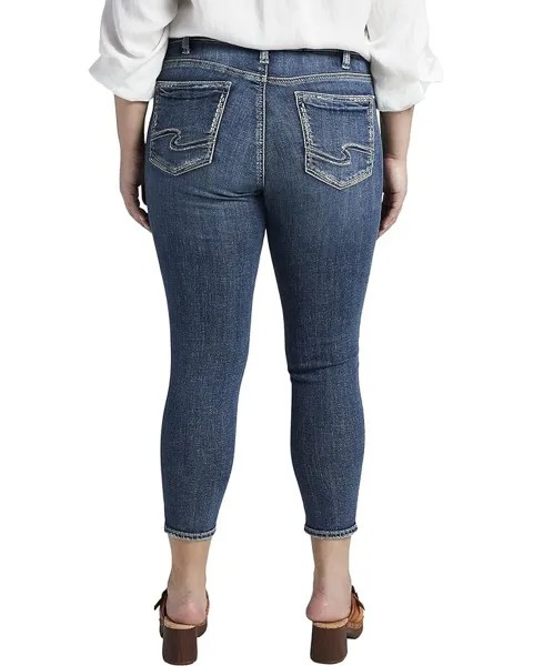 Джинсы Silver Jeans Co. Plus Size Suki Skinny Crop W43975SCV384, индиго
