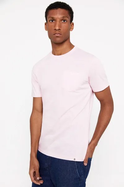 Базовая футболка с карманами Cortefiel, розовый