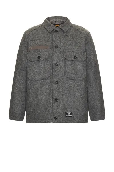 Куртка Alpha Industries Field Shirt Gen Ii, цвет Dark Charcoal Heather