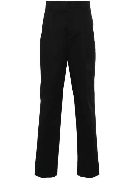 Lardini зауженные брюки чинос, черный