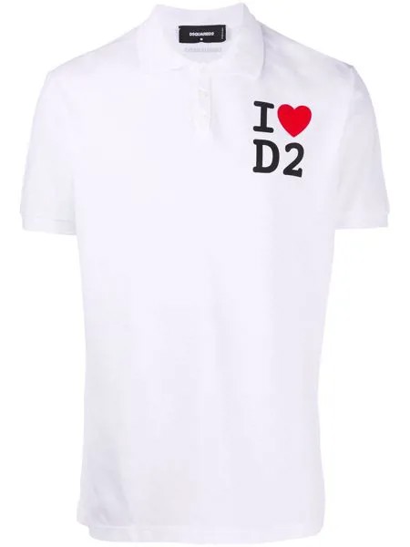 Dsquared2 рубашка поло с логотипом