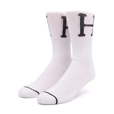 HUF Worldwide Носки для экипажа Essential Classic H (белые) Носки с графическим принтом