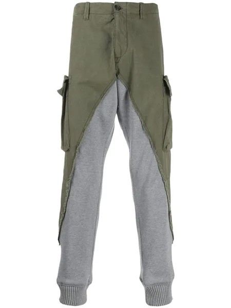 Greg Lauren X Paul & Shark брюки карго