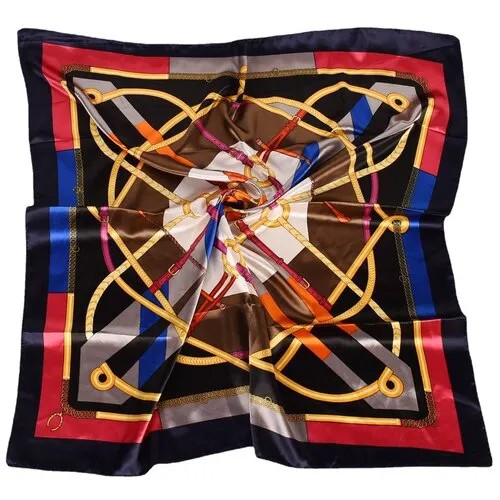 Платок женский GI&A Queen, 90см*90см, мульти