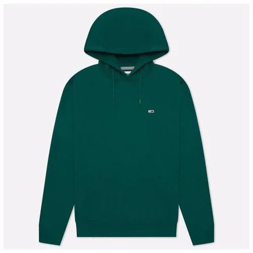 Мужская толстовка Tommy Jeans Regular Fleece Hoodie зелёный , Размер XL