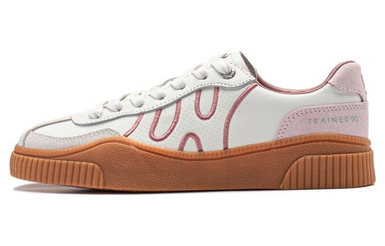 Кроссовки LINING Yunchuan Skateboarding Shoes Women's Low-top, белый