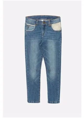 Джинсы Acoola, прямой силуэт, карманы, размер 104, синий