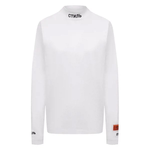 Хлопковый лонгслив Heron Preston