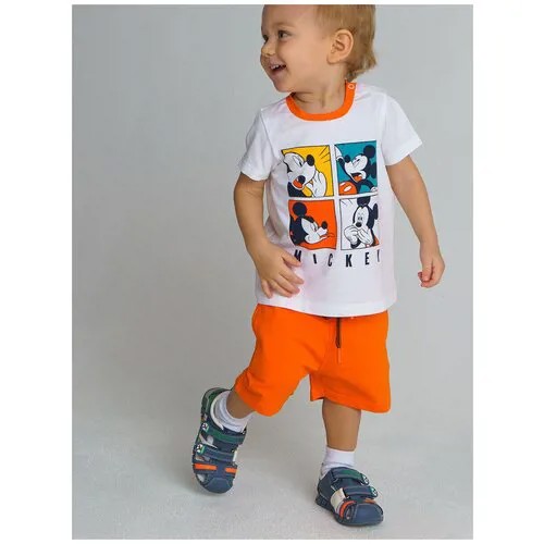 Комплект одежды playToday, размер 86, оранжевый