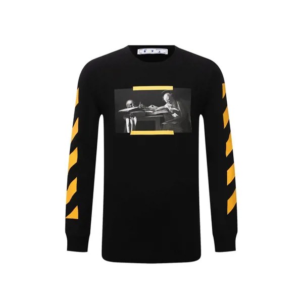 Хлопковый лонгслив Off-White