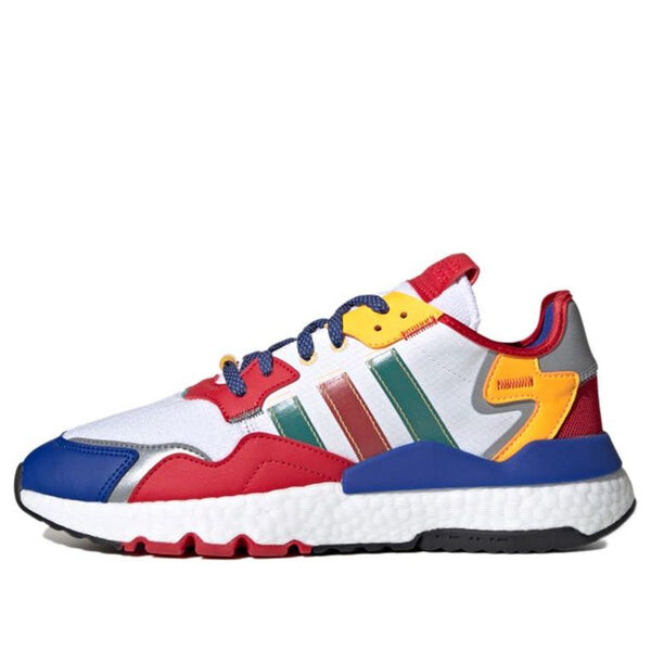 Кроссовки ночные джоггеры Adidas, белый