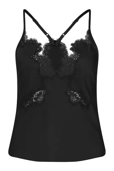 Кружевной пижамный топ Sophie с регулируемыми бретелями Hunkemoller, черный