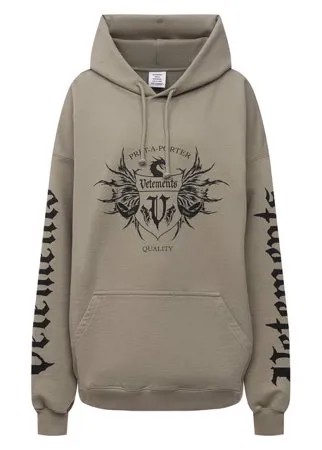 Хлопковое худи VETEMENTS