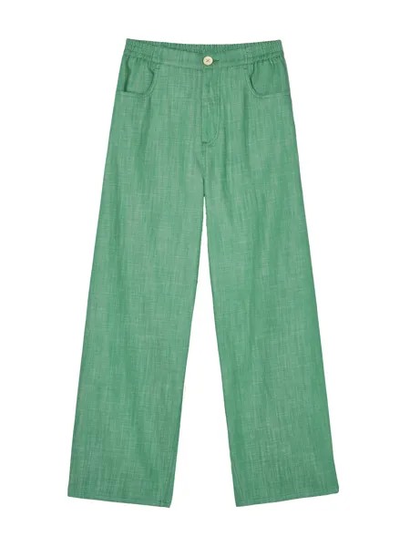 Attic and Barn брюки из хлопка Cortina, зеленый