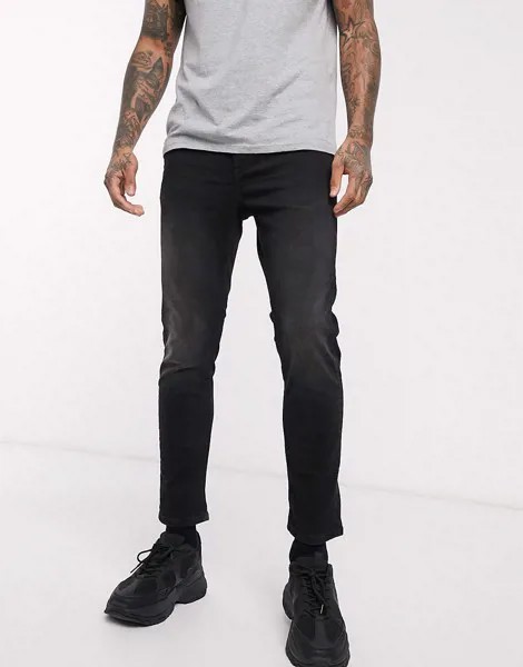 Черные джинсы-морковки Celio эксклюзивно для ASOS-Черный