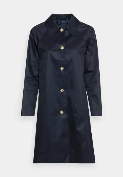 Пальто классическое Marks & Spencer, темно-синий (Размер 48 RU)
