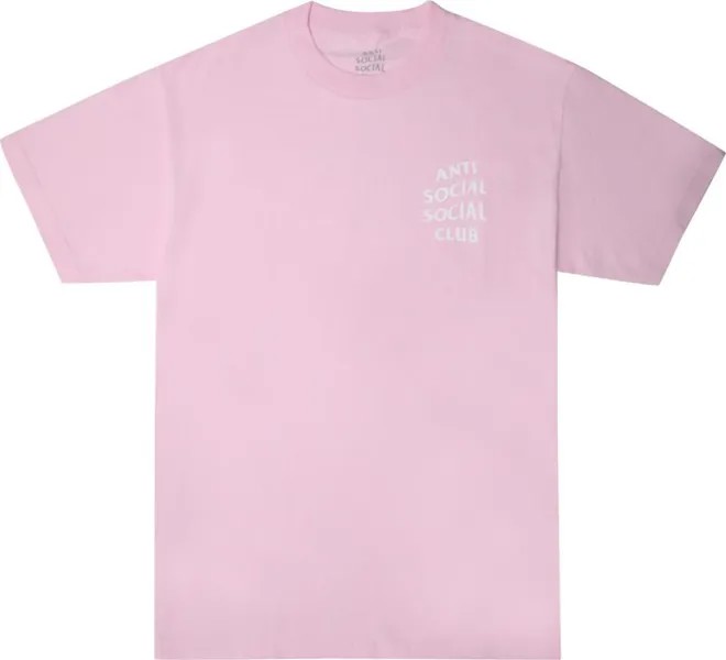 Футболка Anti Social Social Club Logo 2 T-Shirt 'Pink', розовый