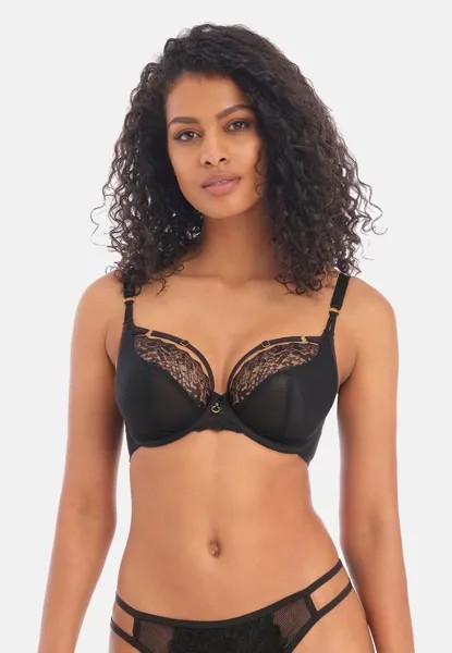 Бюстгальтер балконет TEMPTRESS PLUNGE BRA Freya, черный