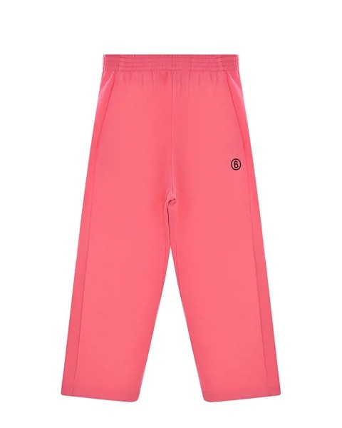 Спортивные брюки цвета фуксии MM6 Maison Margiela детские