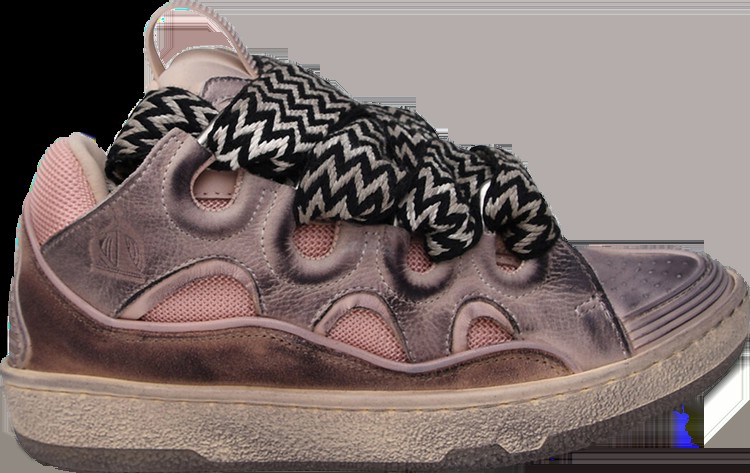 Кроссовки Lanvin Wmns Curb Sneaker 'Distressed - Pink', розовый