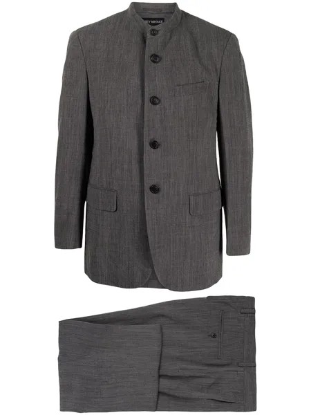 Issey Miyake Pre-Owned костюм с однобортным пиджаком