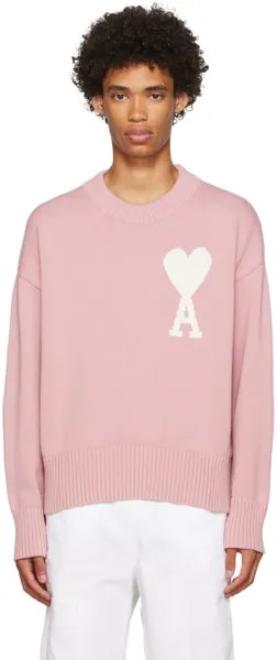 Розовый свитер Ami De Cœur AMI Alexandre Mattiussi