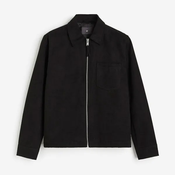 Куртка H&M Regular Fit, черный