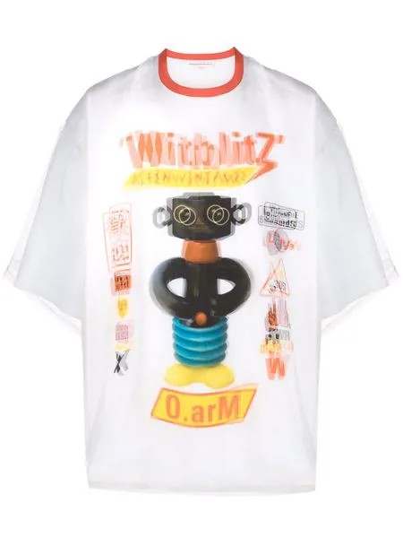Walter Van Beirendonck Pre-Owned футболка O-Arm Double Oversized