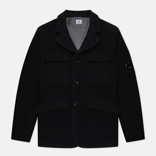 Пиджак C.P. Company, силуэт прямой, размер 50, черный