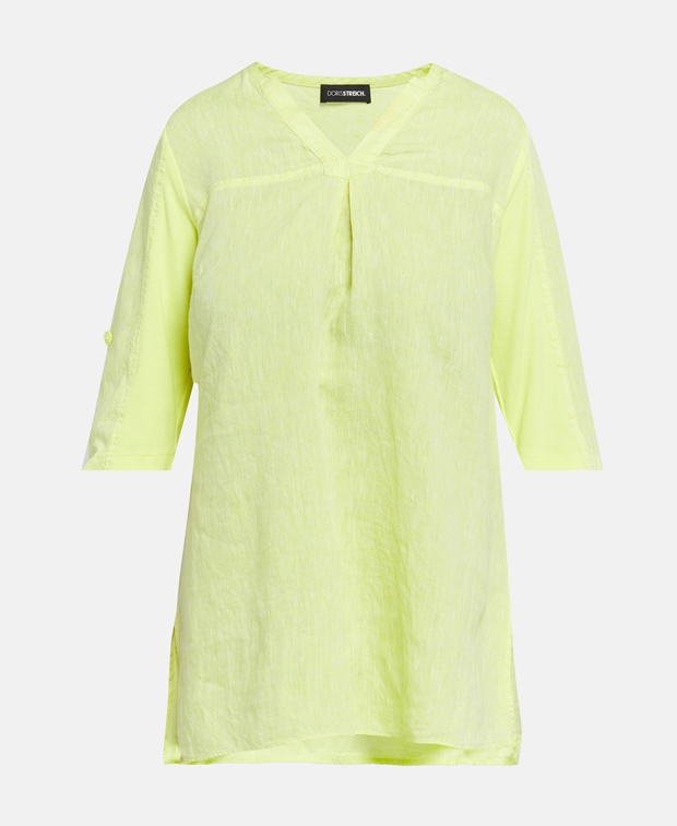 Льняная блузка-рубашка Doris Streich, цвет Jade