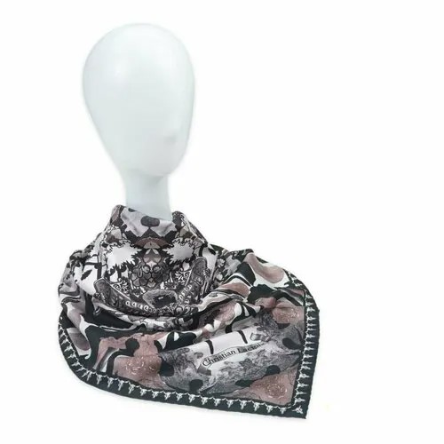 Платок Christian Lacroix, 90х90 см, черный