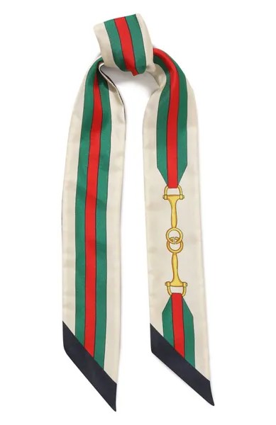 Шелковый шарф-бандо Gucci