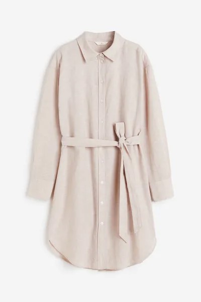 Платье женское H&M 1143719001 бежевое 4XL (доставка из-за рубежа)