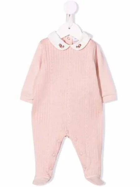 Emporio Armani Kids комбинезон с закругленным воротником