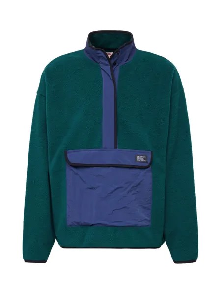Свитер LEVI'S  POLAR FLEECE MOCK NECK SWEATSHIRT, темно-зеленый