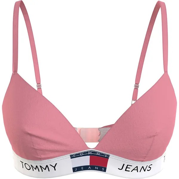 Бюстгальтер Tommy Jeans Heritage Ctn Triangle, розовый