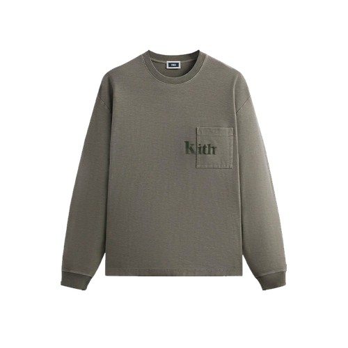 Лонгслив KITH Long-Sleeve Quinn, размер L, хаки