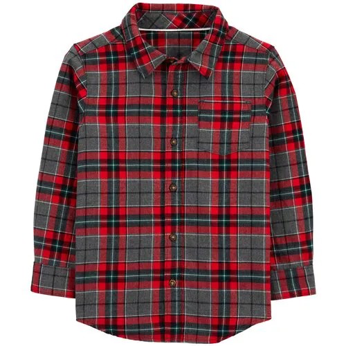Рубашка Carter's размер 7, red/grey