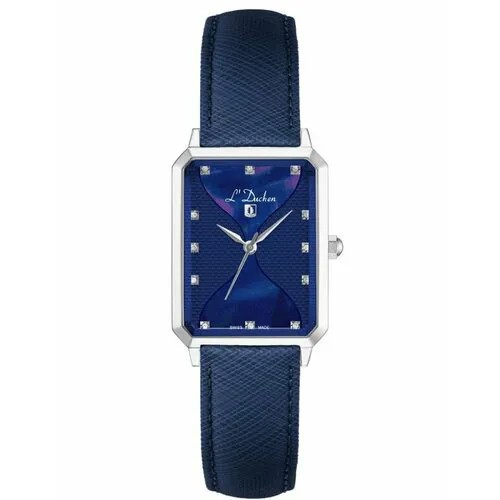 Наручные часы L'Duchen, серебряный, синий