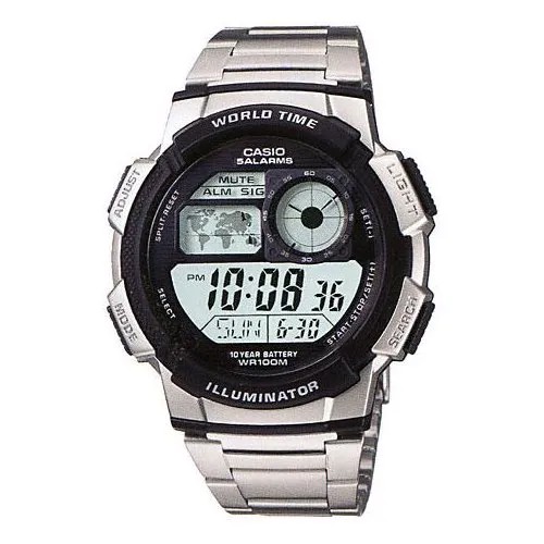 Наручные часы CASIO Collection CASIO Collection AE-1000WD-1A, черный, серебряный