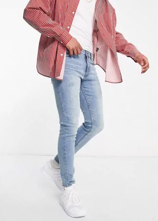 Синие джинсы скинни New Look-Голубой