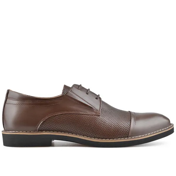 Мужские элегантные коричневые туфли Tendenz
