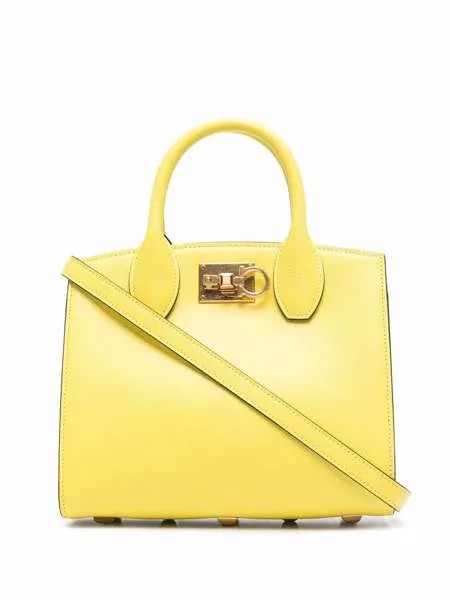 Salvatore Ferragamo сумка-тоут размера мини с декором Gancini