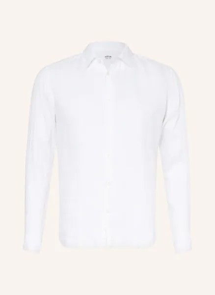 Льняная рубашка стандартного кроя Altea, белый