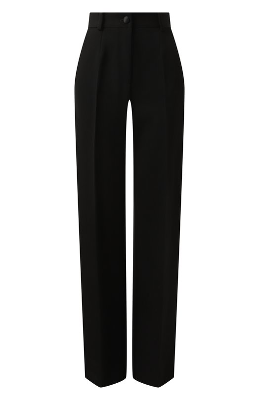 Брюки из шерсти и шелка Dolce & Gabbana