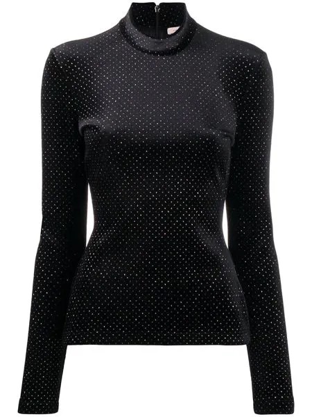 Christopher Kane бархатный топ с блестками